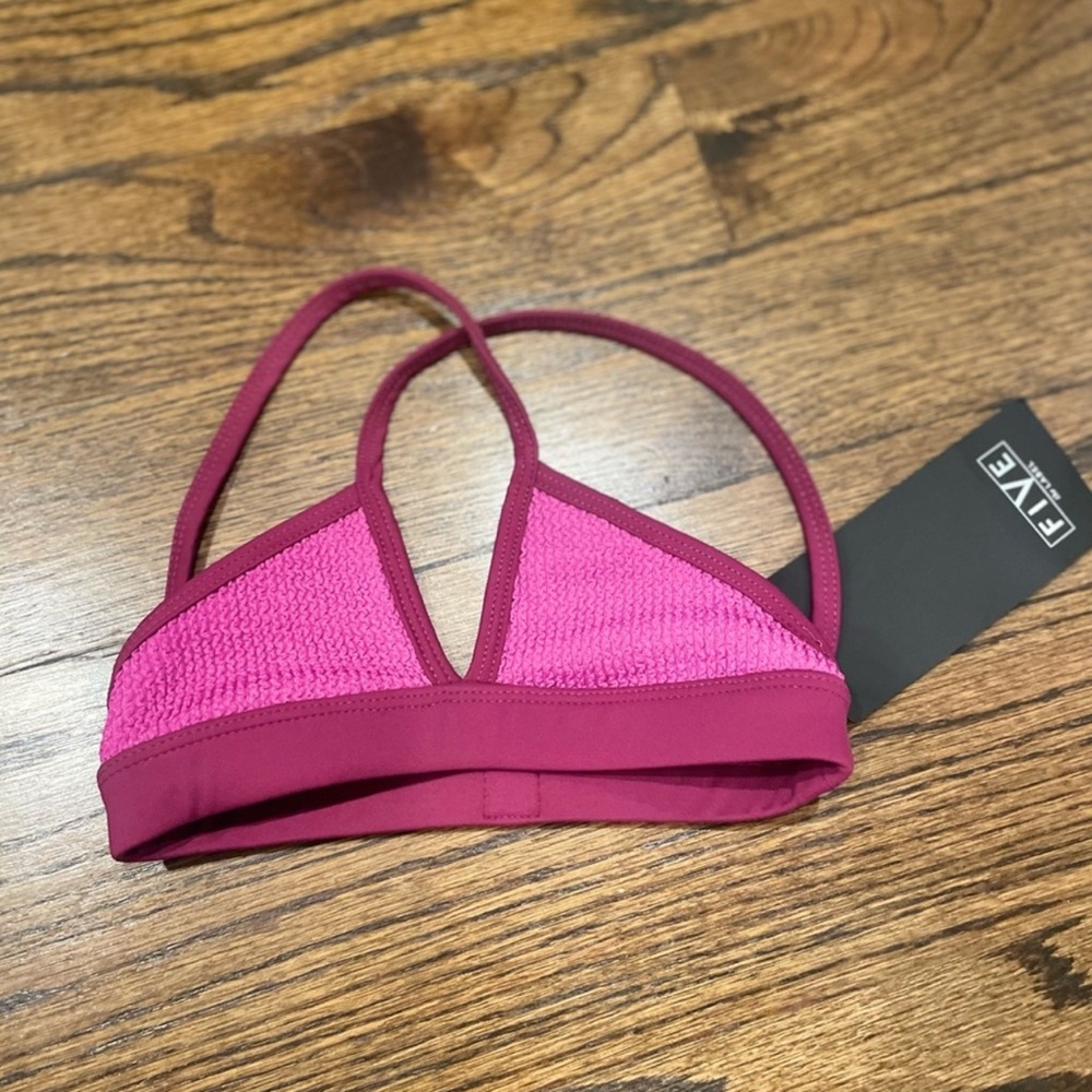 Girls pink dance wear top